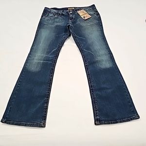 Paris blues NWT bell bottom size 13 Juniors Flare low waist jeans vintage